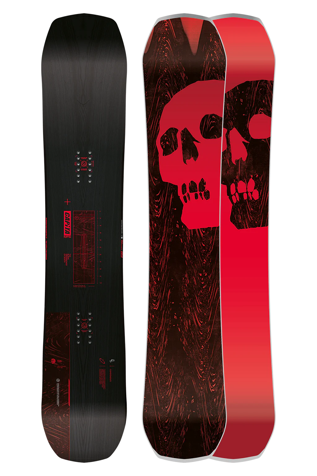 Capita The Black Snowboard of Death 2025 Mens Snowboard