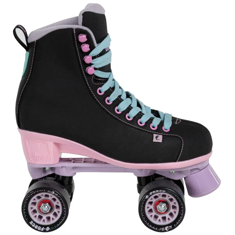 Chaya Melrose Black/Pink/Lavender Roller Skates