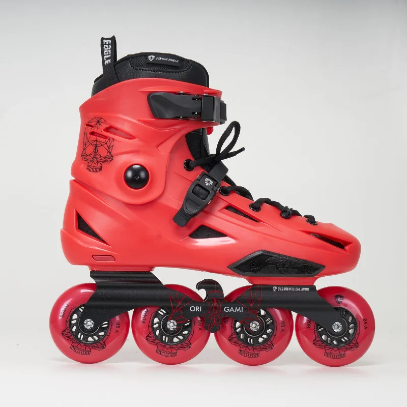 Flying Eagle F3S Origami Inline Skates - Unisex - Red