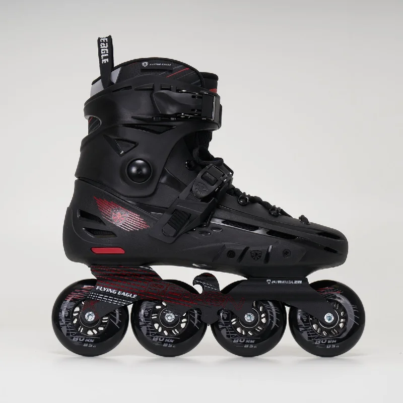 Flying Eagle F4 Raven Inline Skates - Unisex - Black