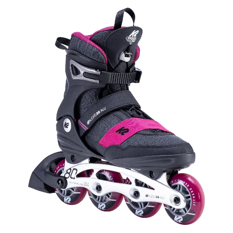 K2 Alexis 80 ALU Womens Inline Skates - (Size 8 NEW/OpenBox)