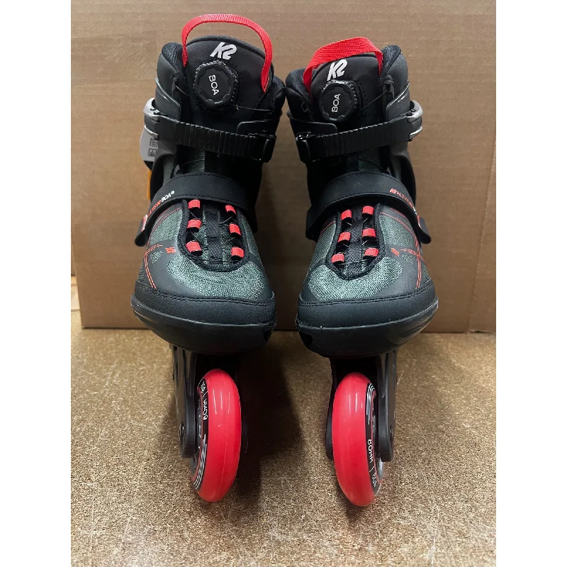 K2 Alexis 80 Boa Gray-Coral Womens Inline Skates - Lightly Used Size 9