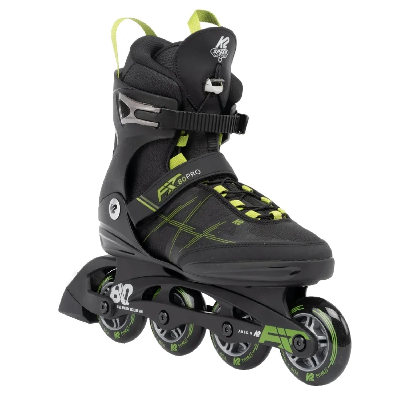 K2 F.I.T. 80 Pro Inline Skates 2022 Black / Olive