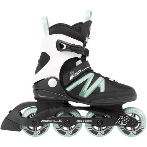 K2 Kinetic 80 Pro Womens Inline Skates Black / Sage