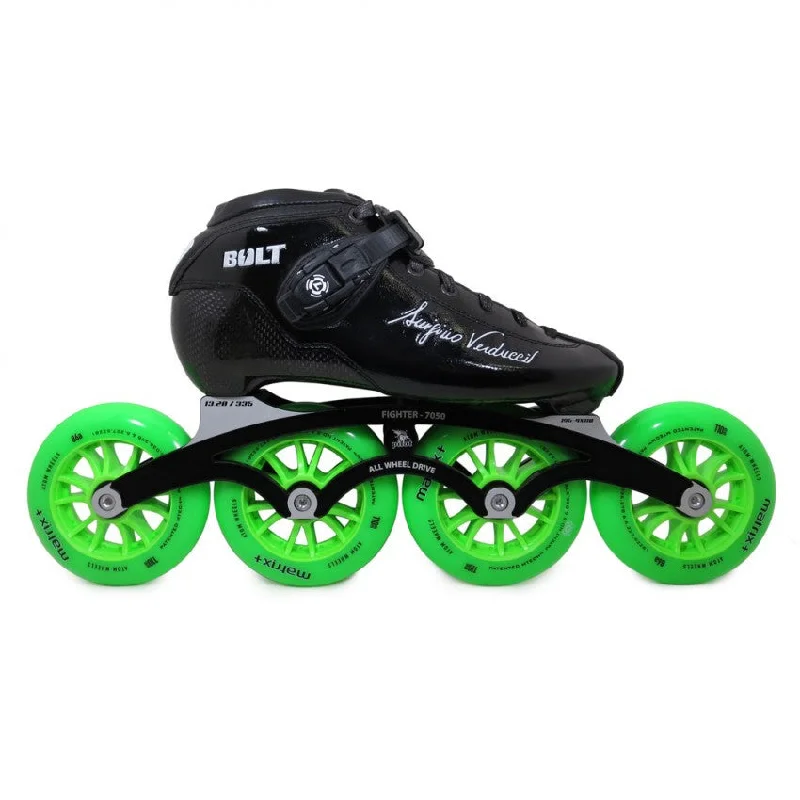 Luigino Bolt Pilot 7050 Inline Speed Skate package