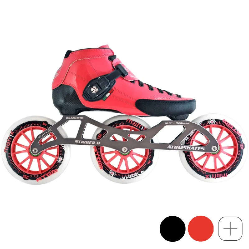 Luigino Strut 3 x 125mm Inline Speed Skate Package