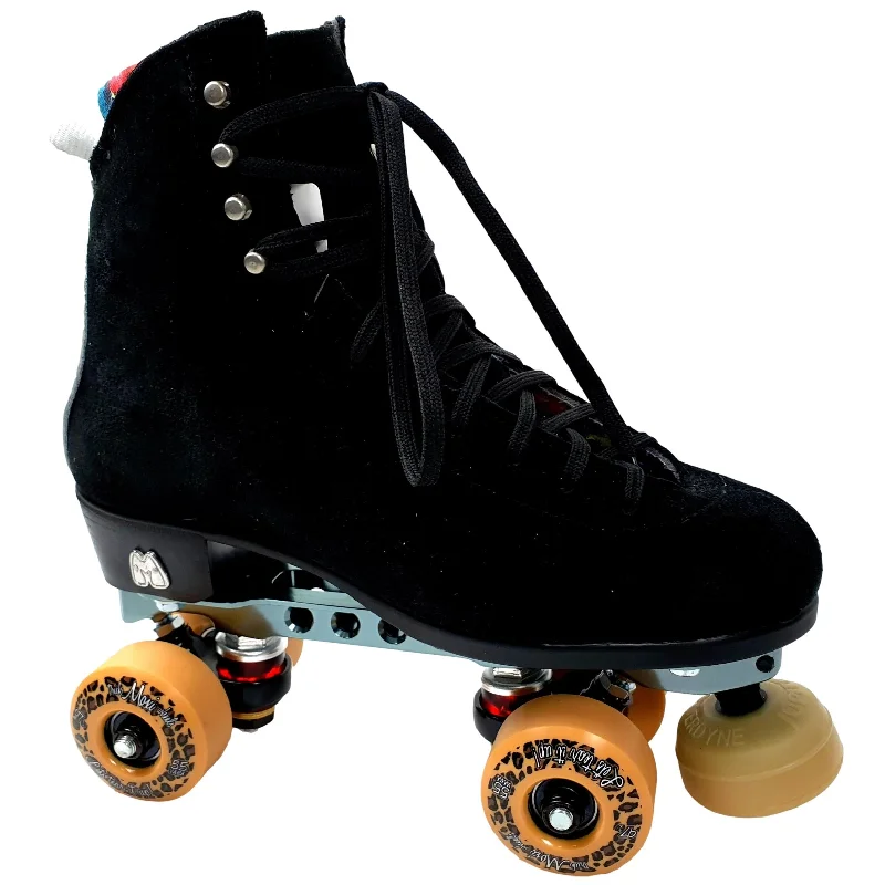 Moxi Jack Skate Black Rollerskates (w Reactor Pro)