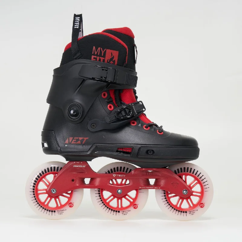 Powerslide Next 110 Inline Skates - Unisex - Black / Red