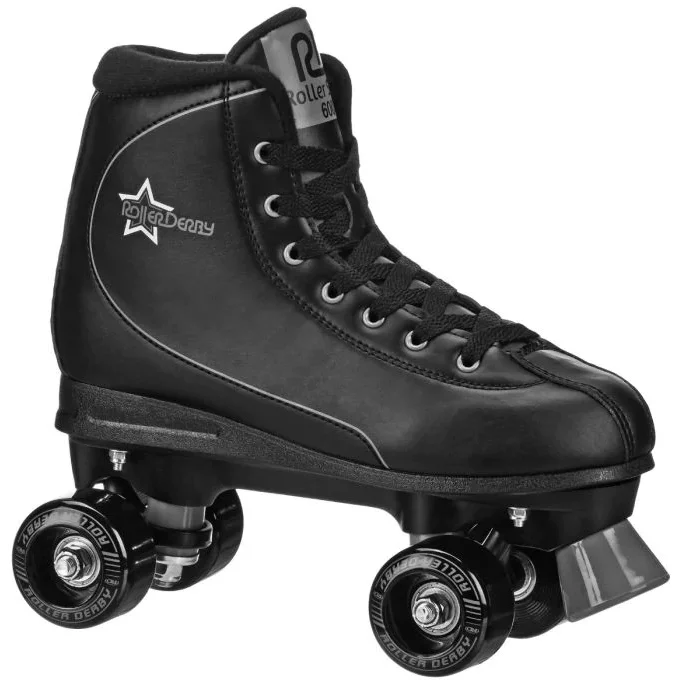 RDS Roller Star 600 Mens Black Grey Roller Skates