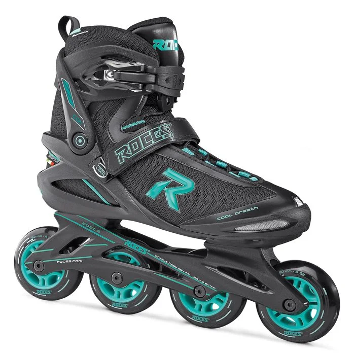 Roces Icon W Inline Skates Complete - Black/Aqua