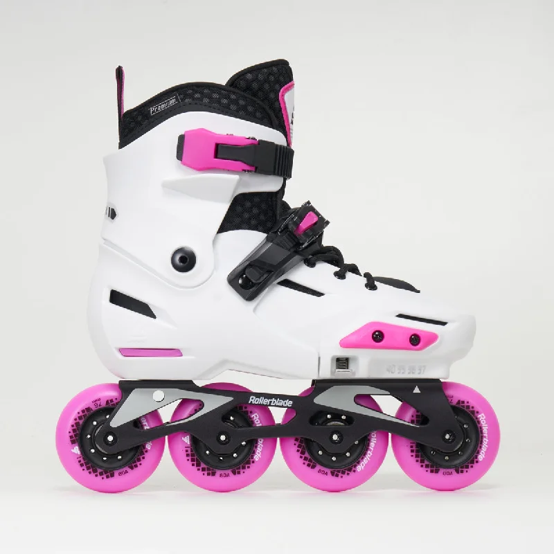 Rollerblade Apex G Junior Inline Skates - White / Pink