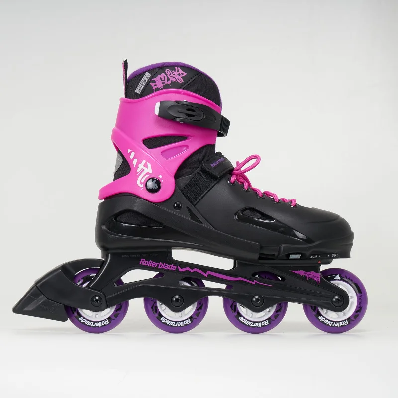 Rollerblade Fury G Junior Inline Skates - Black / Pink