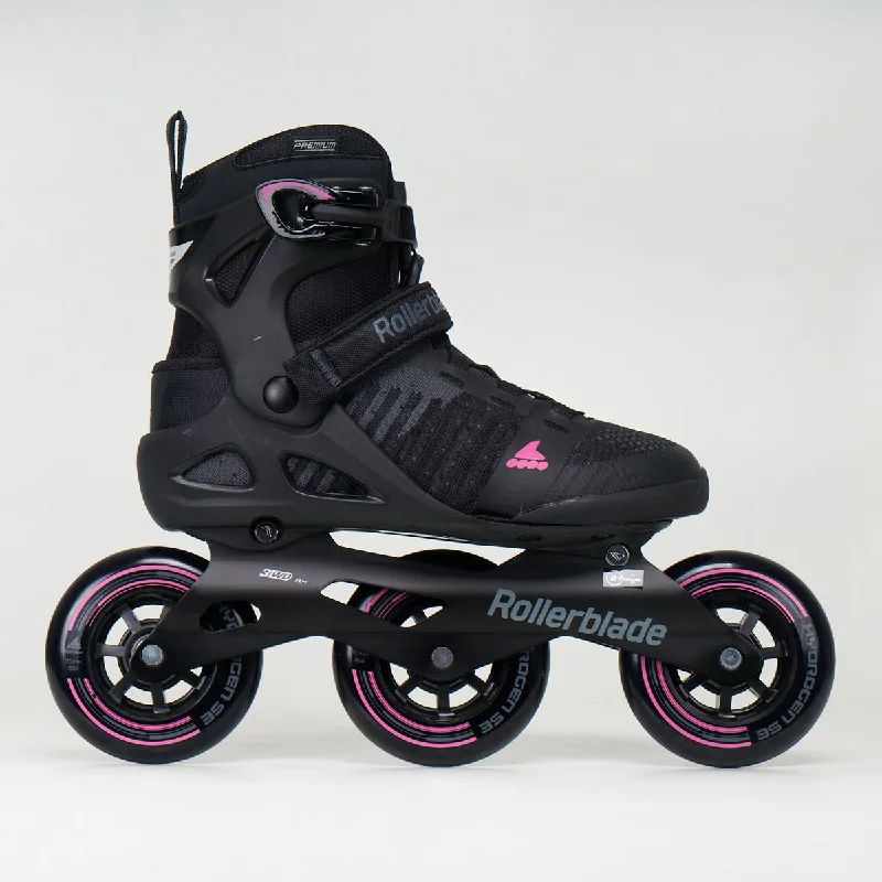 Rollerblade Macroblade W 110 3WD Womens Inline Skates - Black/Hot Pink