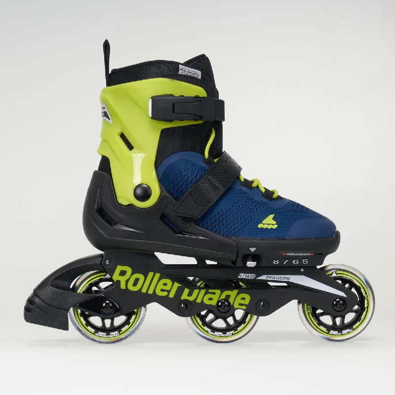 Rollerblade Microblade 3WD Junior Inline Skates - Green/Blue