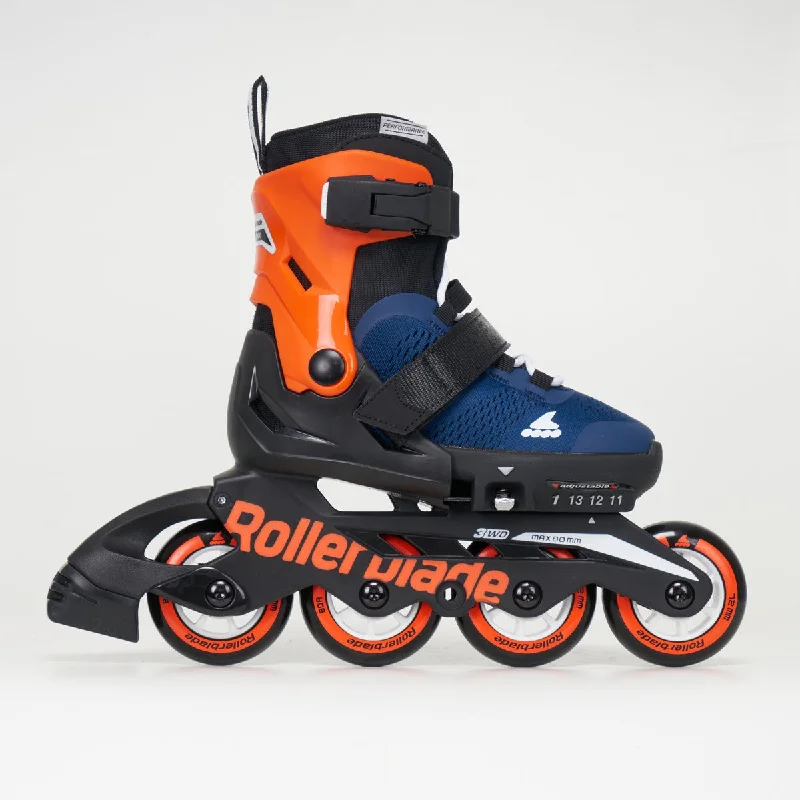 Rollerblade Microblade Junior Inline Skates - Unisex - Blue / Orange