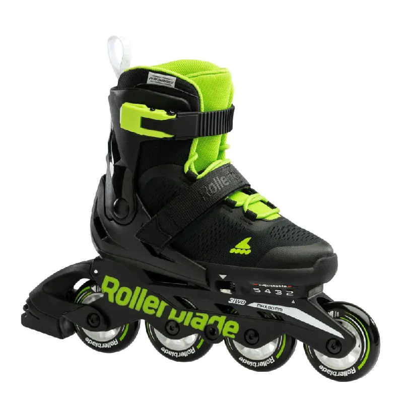 Rollerblade Microblade Adjustable Skate Black/Green