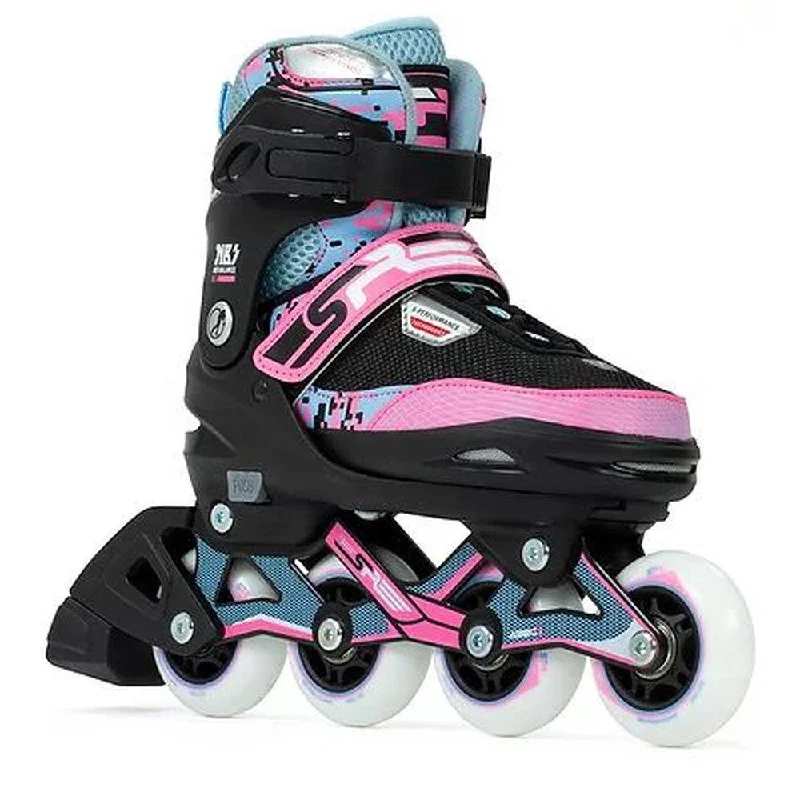 SFR Pixel Inline Skates Blue Pink Adjustable