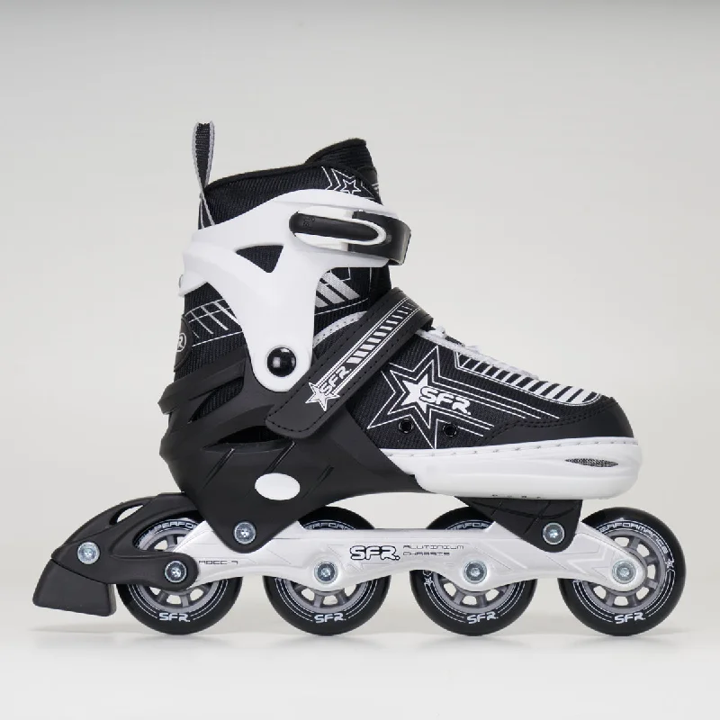 SFR Pulsar Junior Adjustable Inline Skates - Unisex - Silver