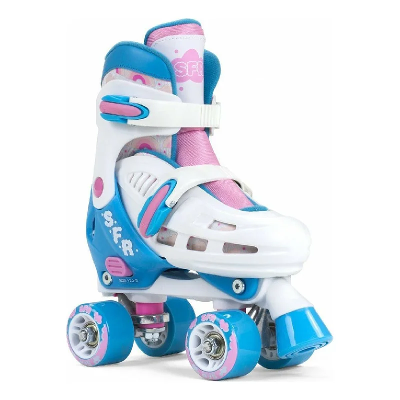 SFR Storm III Quad Roller Skates White/ Pink