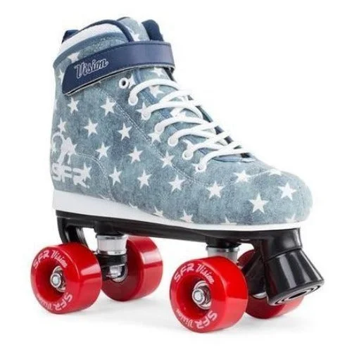 SFR Vision Canvas Jeans Quad Skates