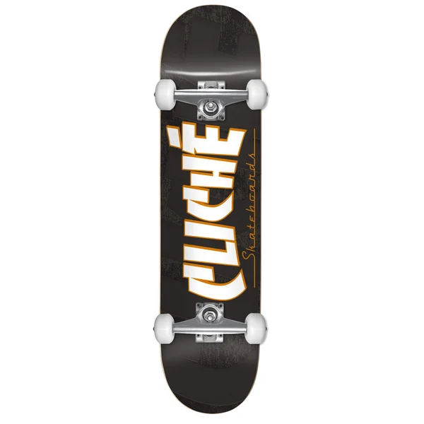 Cliche Skateboards Banco Charcoal Complete Skateboard - 8"