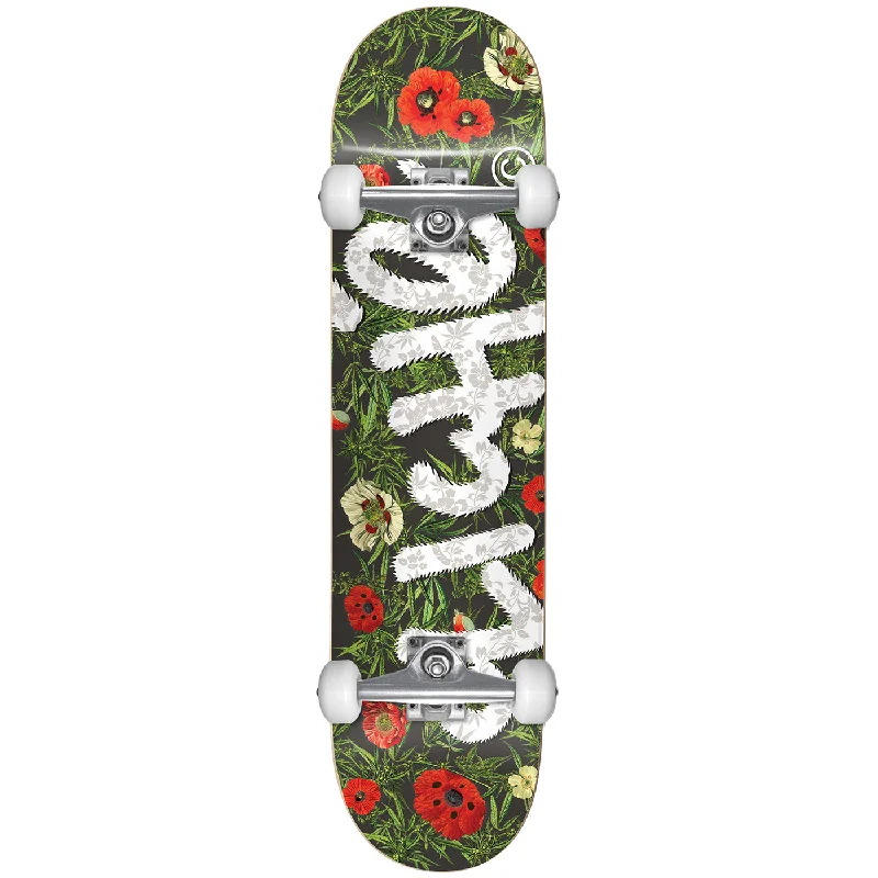 Cliche Skateboards Botanical Charcoal Complete Skateboard - 8.125"