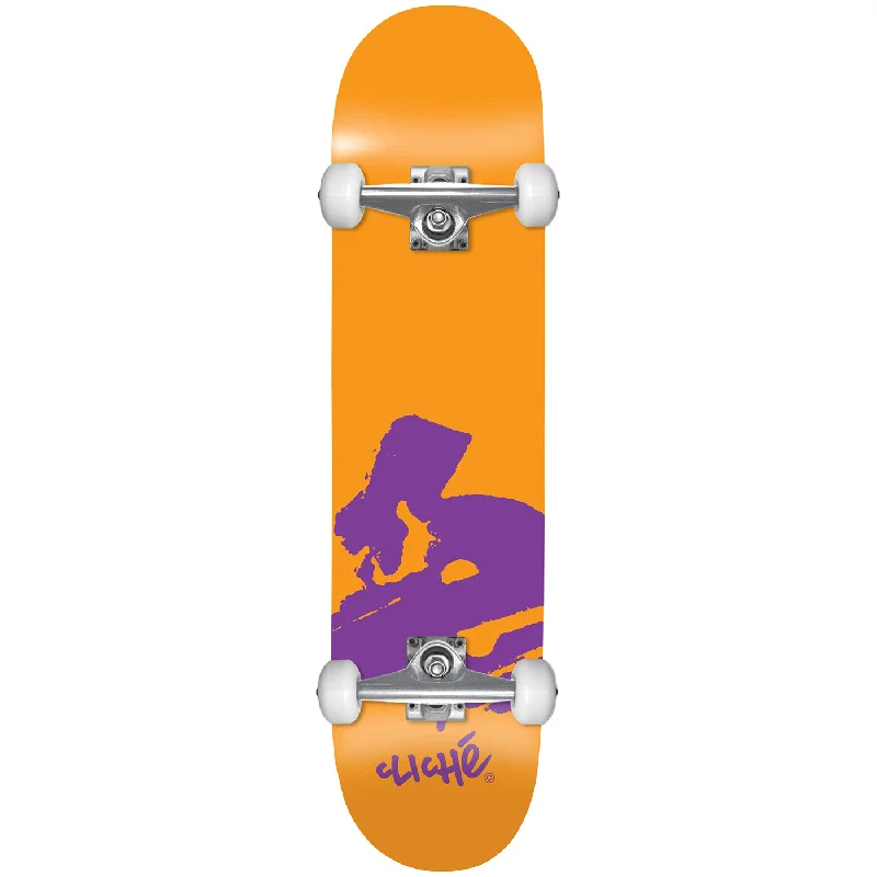 Cliche Skateboards Europe Orange Complete Skateboard - 7.875"