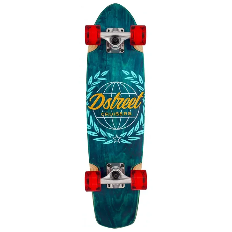 D Street Cruiser Atlas Complete Skateboard 7.25" - Blue