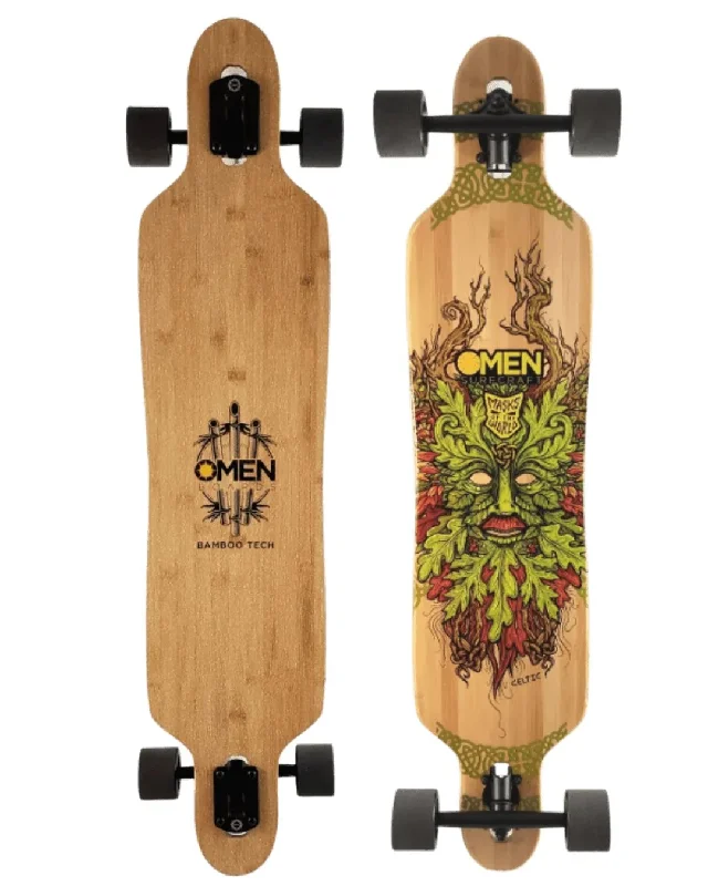 OMEN BOARDS ‘Celtic Mask’ DT w/ Flex Longboard Complete (41.5”)