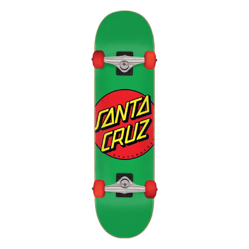 Santa Cruz Classic Dot Complete Skateboard Green - 7.80"