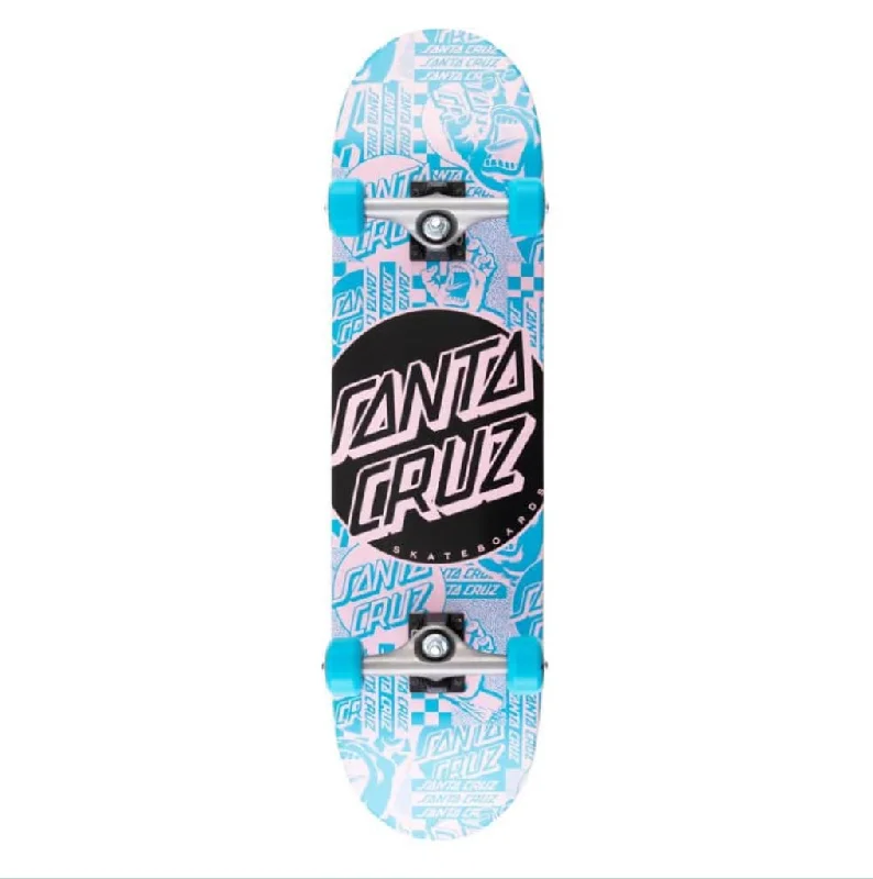 Santa Cruz Flier Dot Full Complete Skateboard 8"