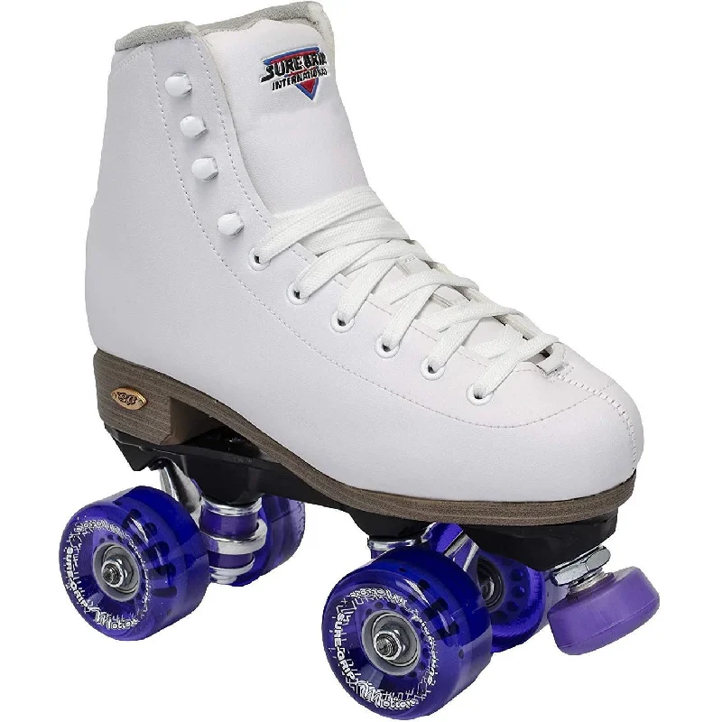 Suregrip Fame Outdoor Roller Skates White with Motion Wheels