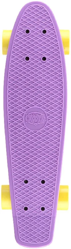 XOOTZ 22-Inch Mini Cruiser Skateboard - Pastel Purple