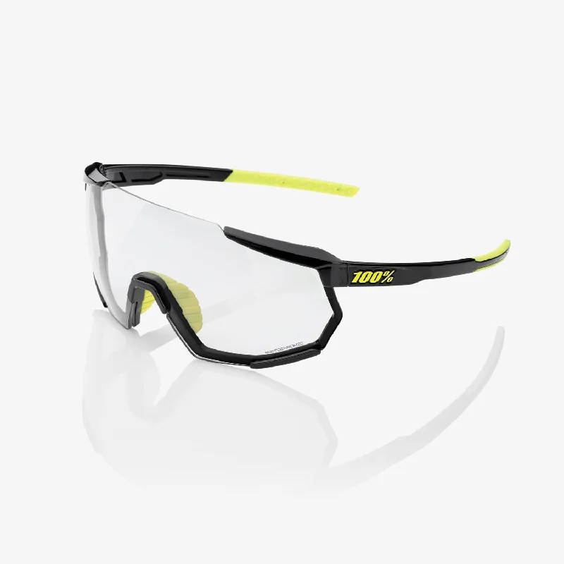 100% Racetrap 3.0 Gloss Black, Photochromic Lens