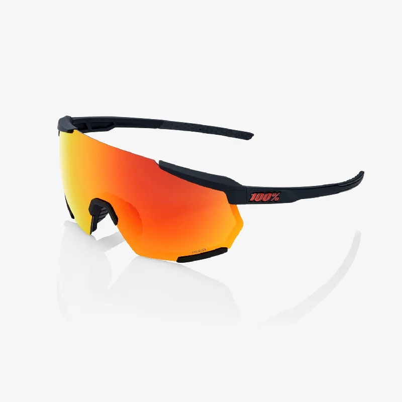 100% Racetrap 3.0 Soft Tact Black, Hiper Red Multilayer Mirror Lens