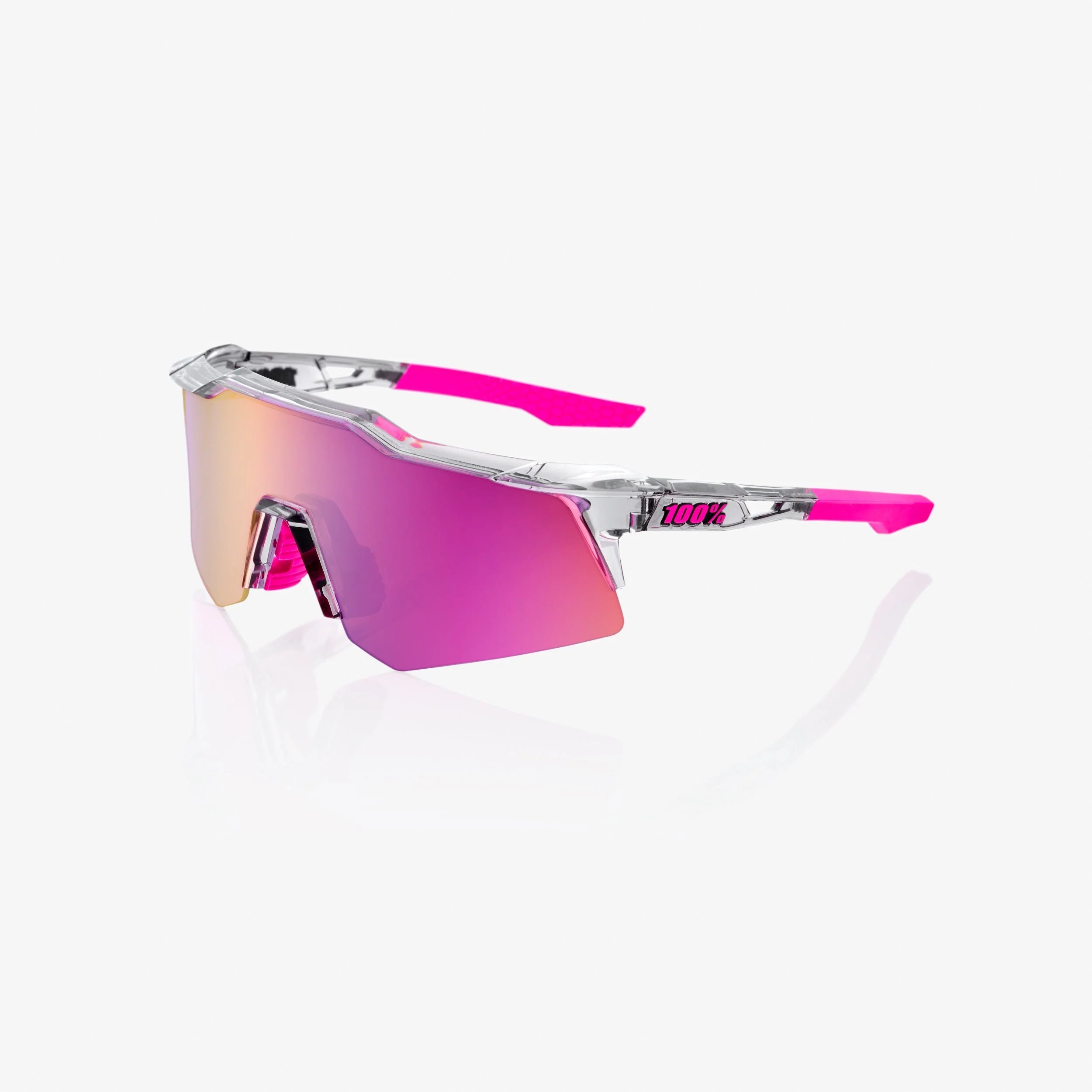 100% Speedcraft XS Tokyo Night Sunglasses, Purple Multilayer Mirror Lens