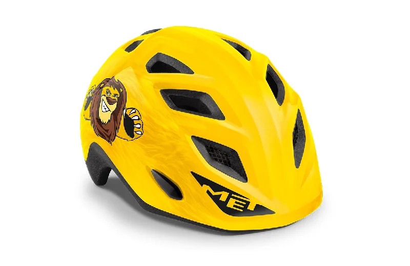 MET Kid's Helmet Elfo Genio Yellow Lion