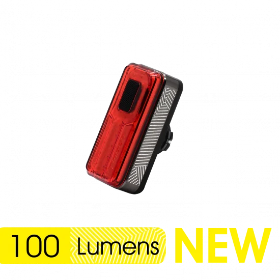 MOON Helix Lite 100 Lumens USB Red Rear Light USB C Rechargeable