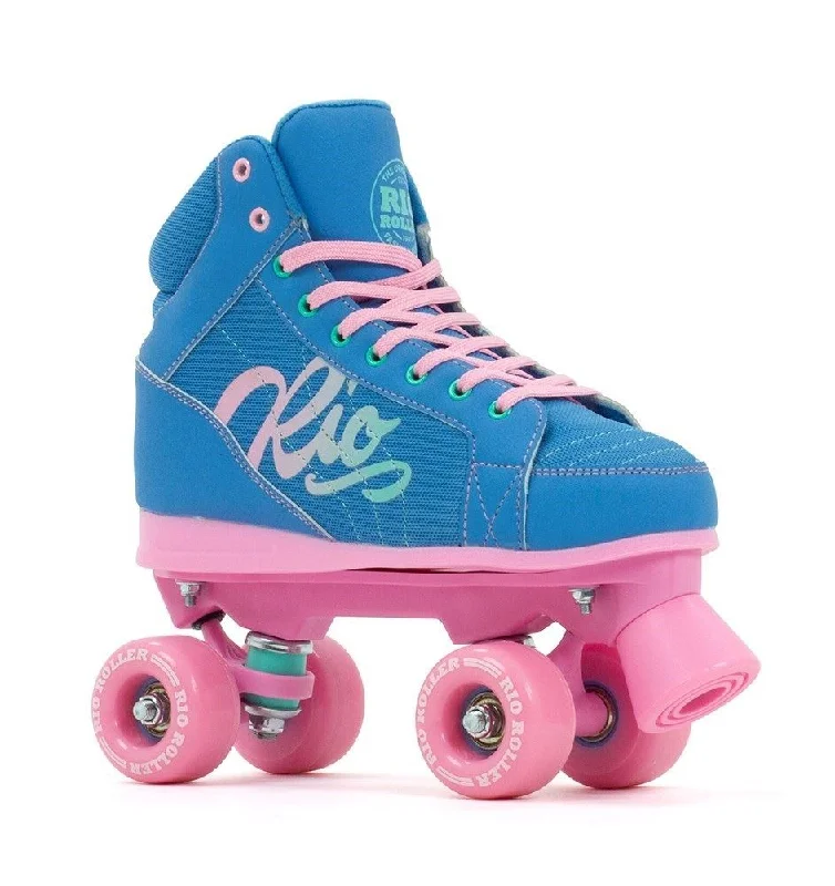 Rio Roller Lumina Quad Skates - Blue / Pink