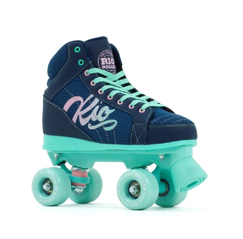 Rio Roller Lumina Quad Skates - Navy / Green