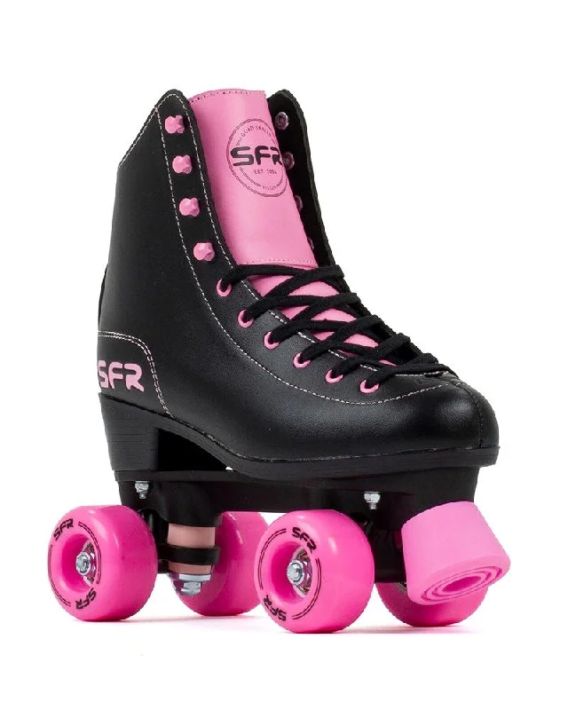 SFR Figure Quad Skates - Black / Pink