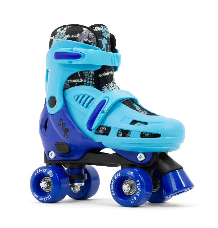 SFR Hurricane V Adjustable Children's Quad Skates - Shark