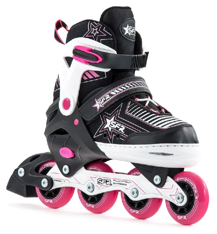 SFR Pulsar Adjustable Children's Inline Skates - Pink