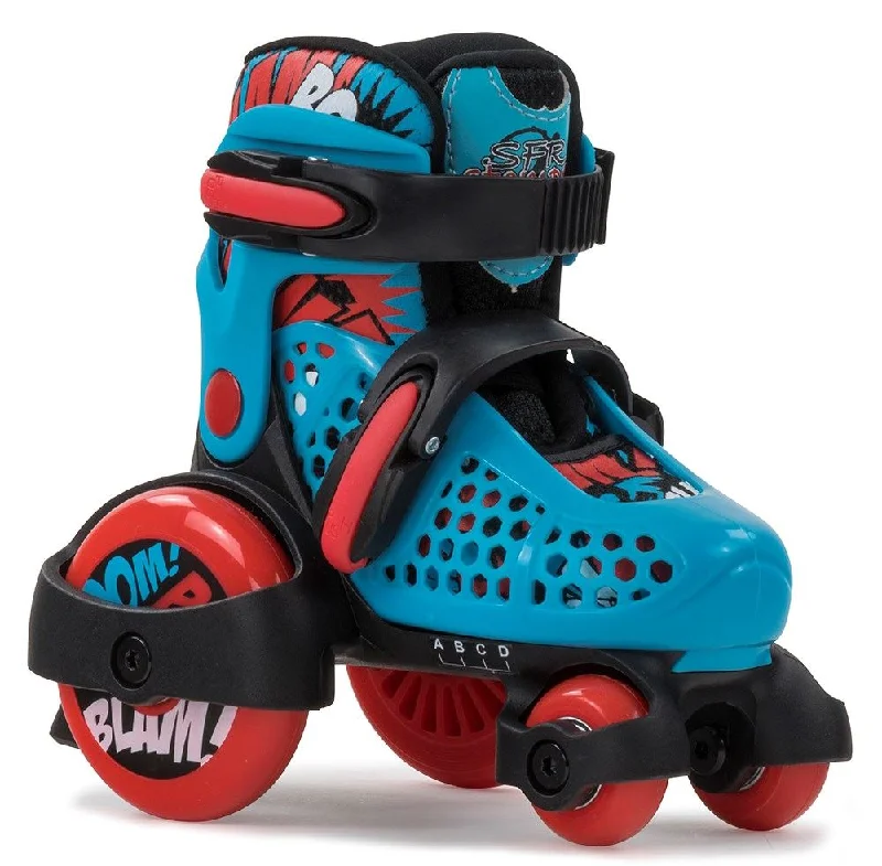 SFR Stomper Adjustable Children's Quad Skates - Blue / Black