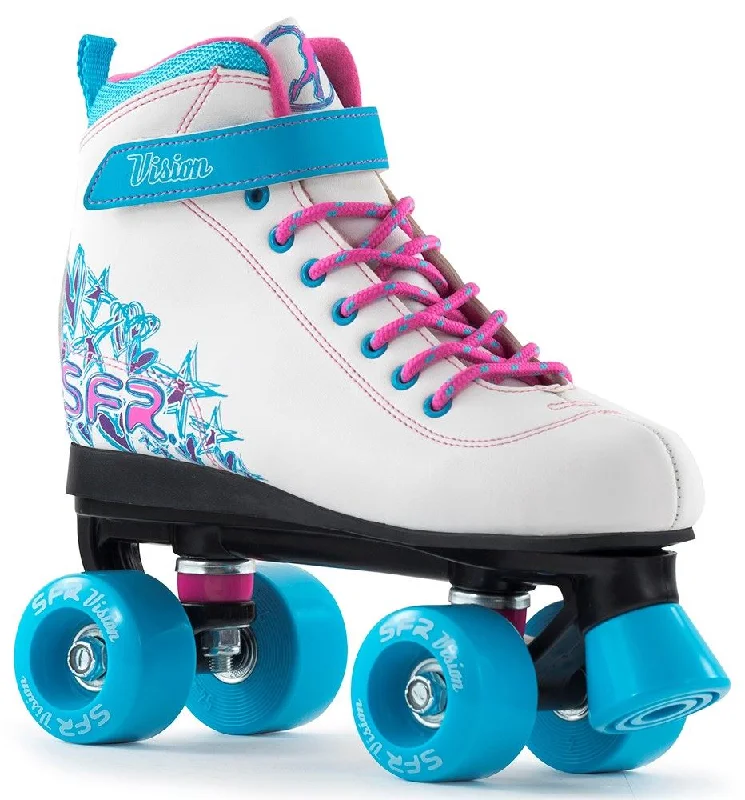 SFR Vision II Children's Quad Skates - White / Blue