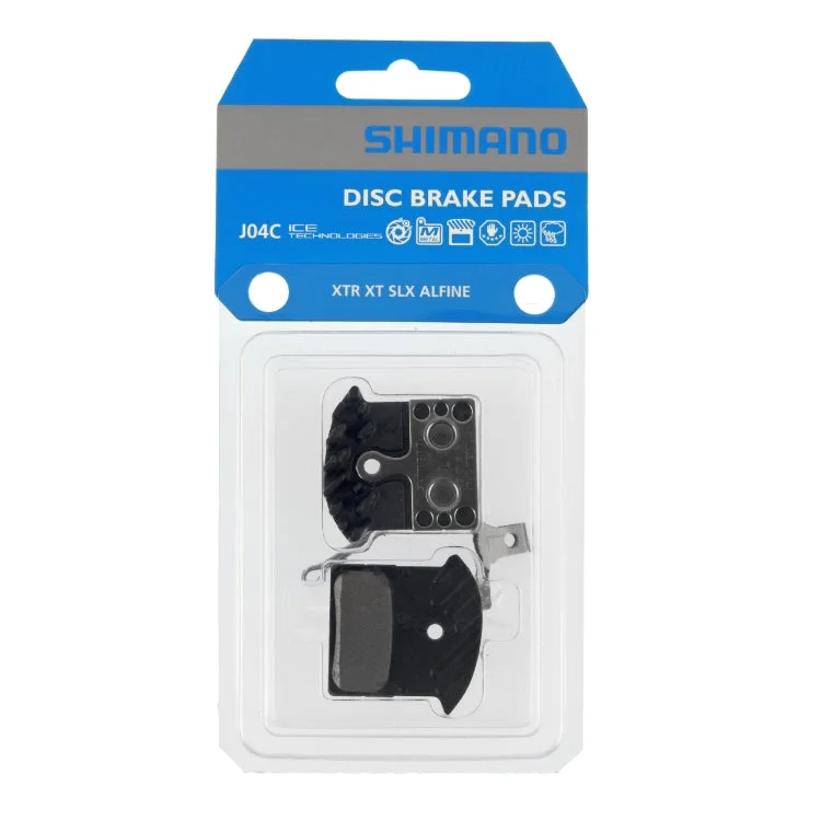 Shimano Disc Brake Pads with Fins J04C (Metal)