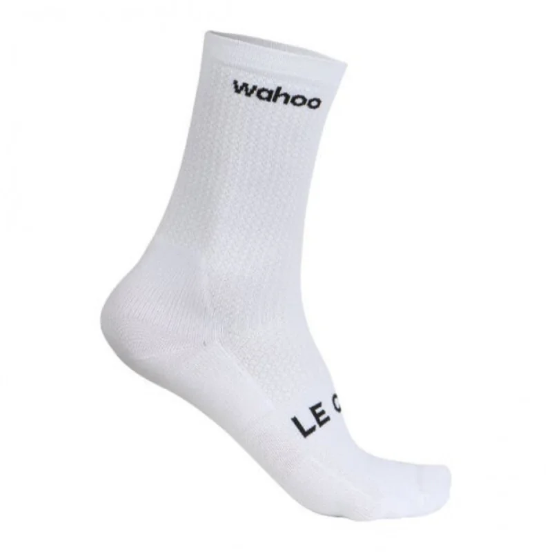 Wahoo Cycling Socks, White - Various Sizes